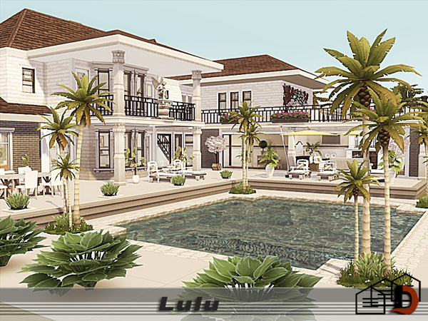 Sims 4 Lulu large house by Danuta720 at TSR