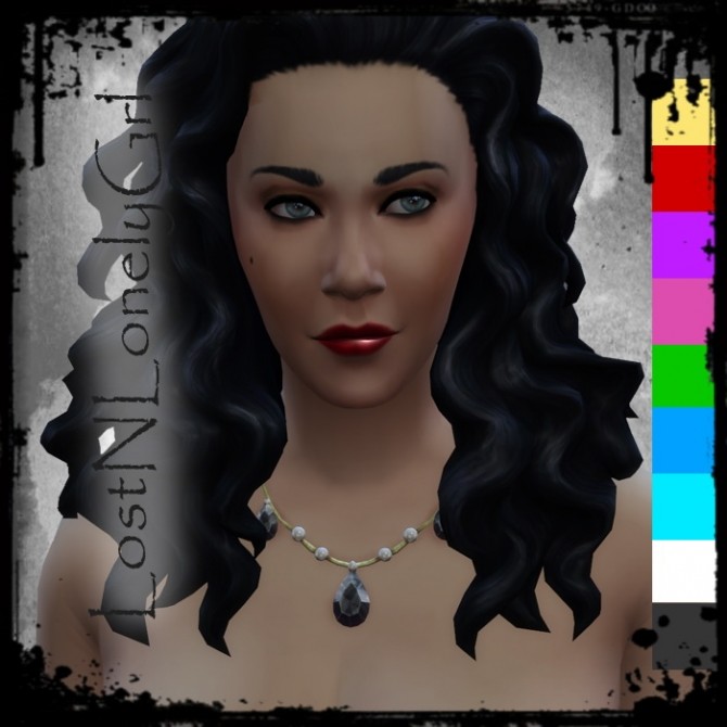 Sims 4 Romantic Necklace in Gold by LostNlonelyGrl86 at Mod The Sims