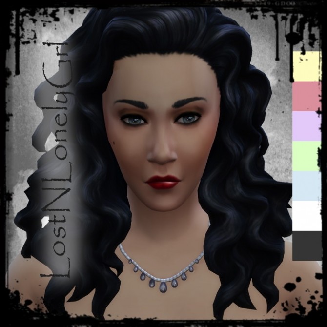Sims 4 Pearl Necklace in Silver by LostNlonelyGrl86 at Mod The Sims