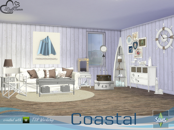 Sims 4 Coastal Living by BuffSumm at TSR