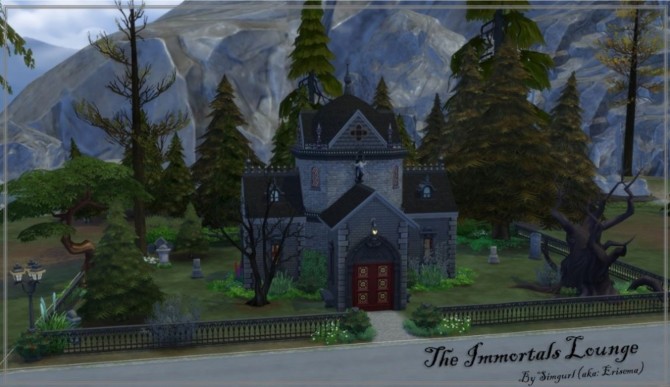 Sims 4 The Immortals Lounge by erisema at Mod The Sims