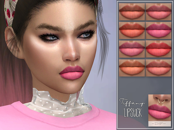 Sims 4 IMF Tiffany Lipstick N.117 by IzzieMcFire at TSR