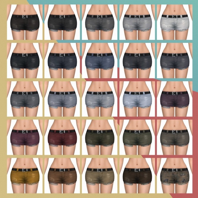 Sims 4 Top / Bottom + Tights Set at Busted Pixels