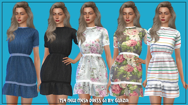Sims 4 Dress 61 at All by Glaza