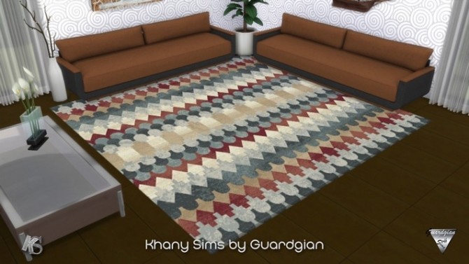 Sims 4 Rugs MIST by Guardgian at Khany Sims