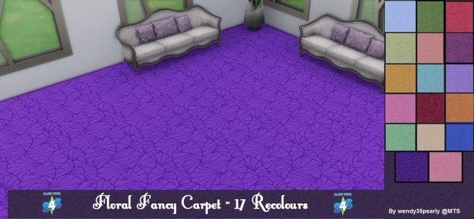 Sims 4 DINE OUT Carpet SET 17 Recolours by wendy35pearly at Mod The Sims