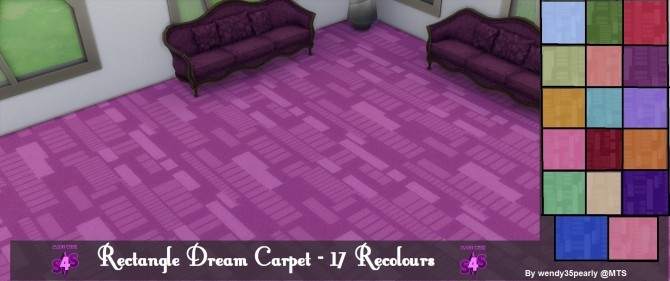 Sims 4 DINE OUT Carpet SET 17 Recolours by wendy35pearly at Mod The Sims