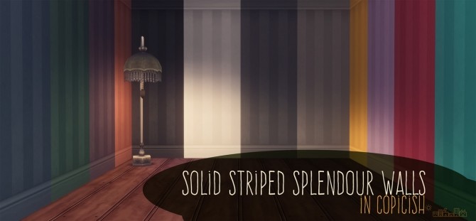 Sims 4 SOLID STRIPED SPLENDOUR WALLS at Picture Amoebae