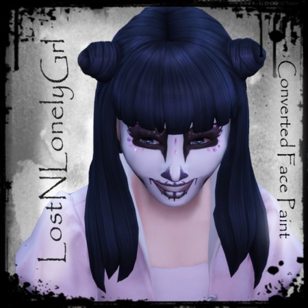Face Paint Conversions and Unlocks Pu-Eu by LostNlonelyGrl86 at Mod The Sims