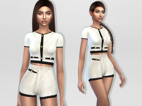 Sims 4 Dania Outfit by Puresim at TSR