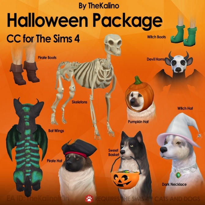 Sims 4 Halloween Package at Kalino