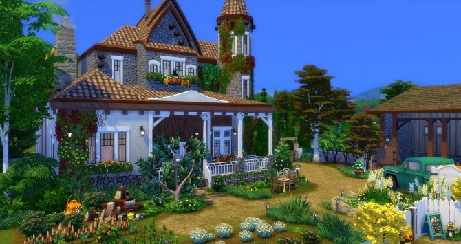 Sims 4 Butternut house at Studio Sims Creation