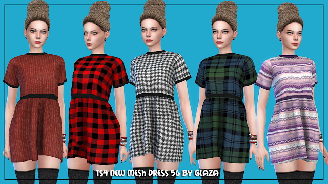 Sims 4 Dress 56 at All by Glaza