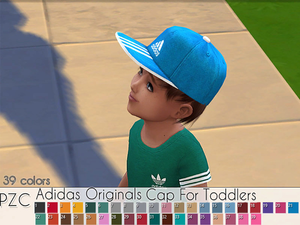 Sims 4 Cap For Toddlers by Pinkzombiecupcakes at TSR