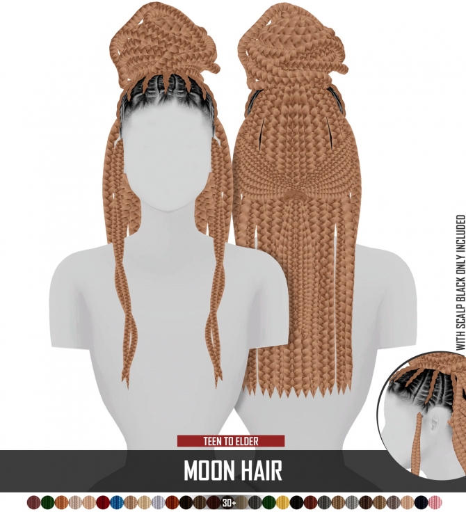 Blasiansimmer Redheadsims Cc Moon Hair New Mesh Sims 4 Afro Vrogue