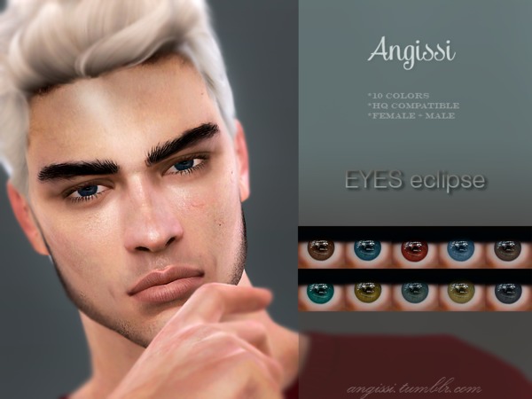 Sims 4 EYES eclipse by ANGISSI at TSR
