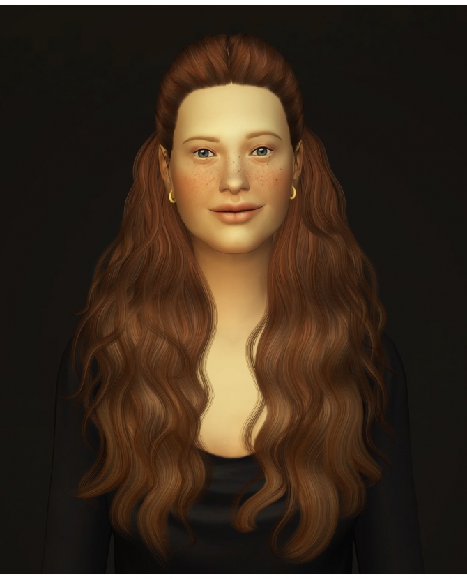 ReEdit Cazy Hannah hair at Rusty Nail » Sims 4 Updates