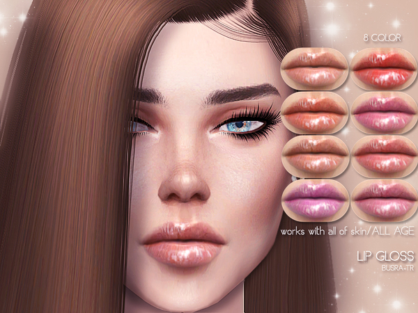 Sims 4 Lip Gloss BL01 by busra tr at TSR