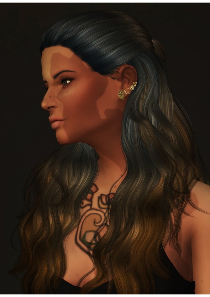 Sims 4 Re Edit Cazy Hannah hair at Rusty Nail