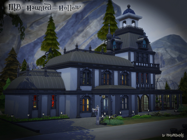 Sims 4 MB Haunted Hollow house by matomibotaki at TSR