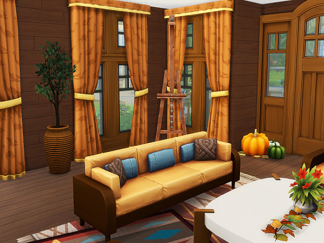 Sims 4 Augelia Autumn House at MSQ Sims