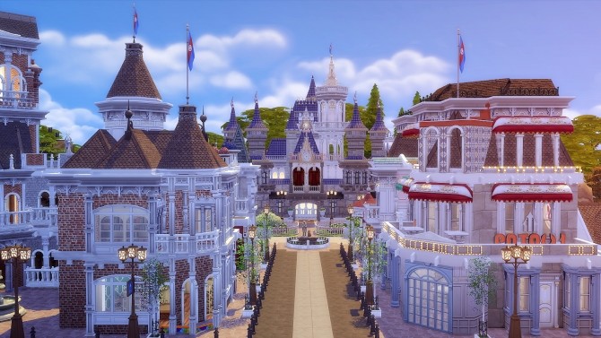 Sims 4 Disneyland Park at Akai Sims – kaibellvert