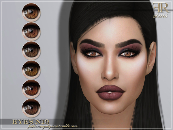 Sims 4 FRS Eyes N19 by FashionRoyaltySims at TSR
