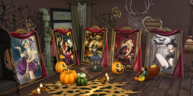 Sims 4 Witch Paintings at Annett’s Sims 4 Welt