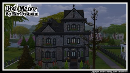 Goth Manor at Harley Quinn’s Nuthouse