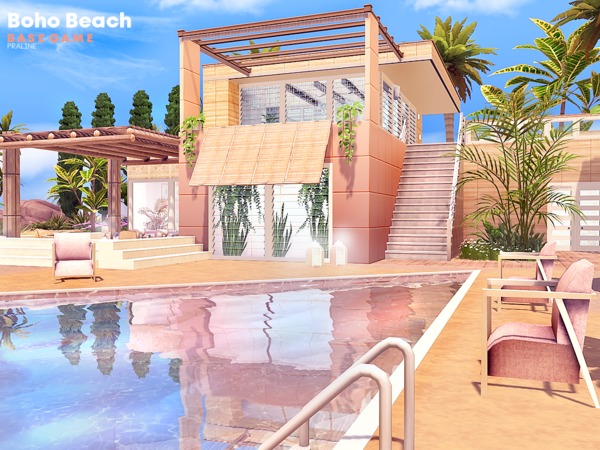 sims 4 island living beach house download