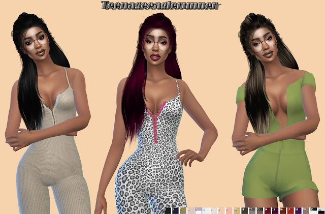 Sims 4 Nelli Hair Recolor at Teenageeaglerunner