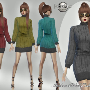 Power Jumpsuit by ekinege at TSR » Sims 4 Updates