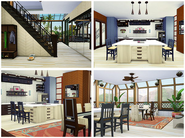 Sims 4 Ingrid modern house by Danuta720 at TSR