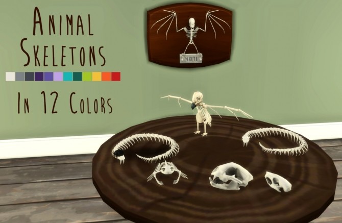 Sims 4 Animal Skeletons at Teanmoon