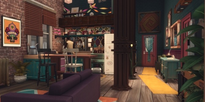 Sims 4 2A JASMINE SUITES apartment at Picture Amoebae