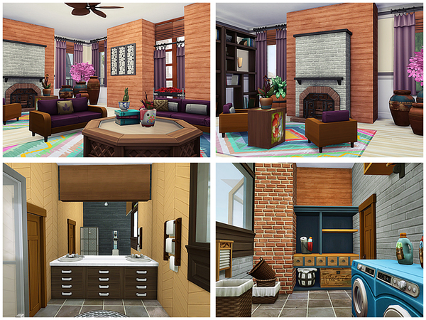 Sims 4 Ingrid modern house by Danuta720 at TSR