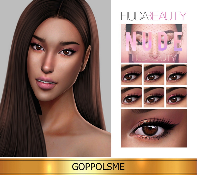 Sims 4 GPME GOLD Eyeshadow Palette at GOPPOLS Me