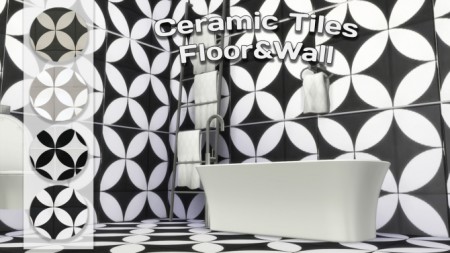 Ceramic Tiles & Exterior Stone Tiles + Terrain paint at Simming With Mary