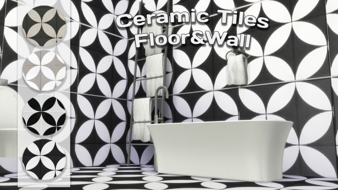 Sims 4 Ceramic Tiles & Exterior Stone Tiles + Terrain paint at Simming With Mary