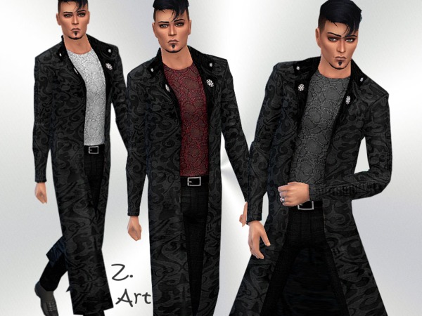 Sims 4 GothChic VI outfit by Zuckerschnute20 at TSR