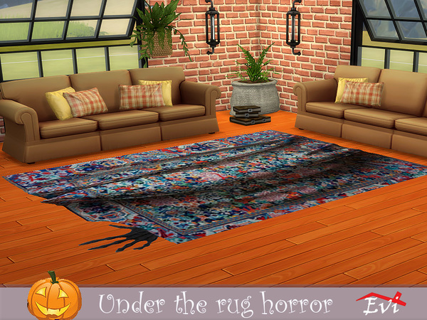Sims 4 Under the rug horror by evi at TSR