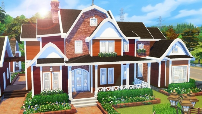Big Brindleton Farmhouse at Aveline Sims » Sims 4 Updates