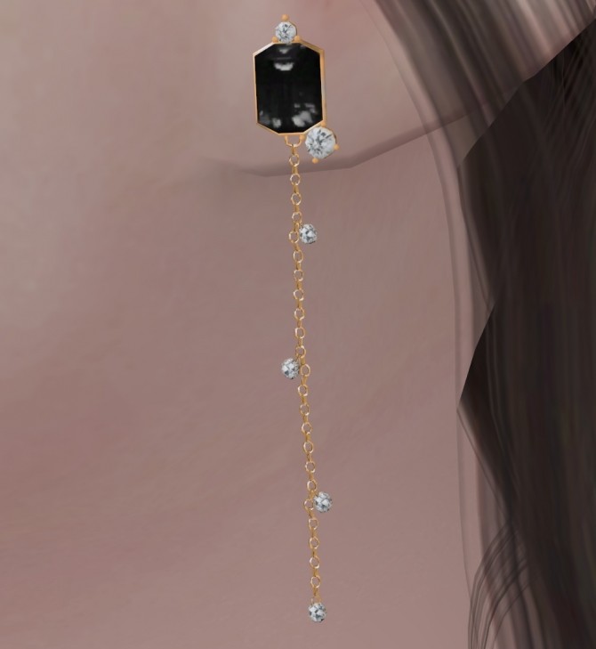 Sims 4 Earrings 07 at Kiro