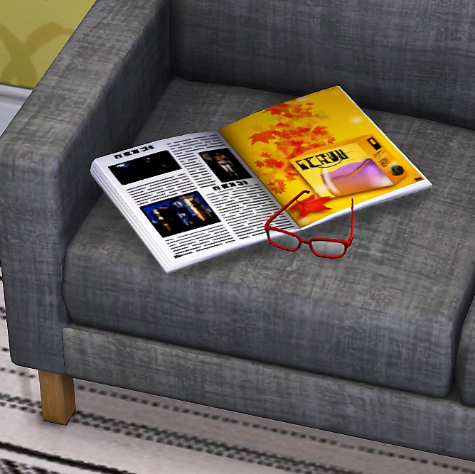 Sims 4 Open and closed Magazine at Budgie2budgie
