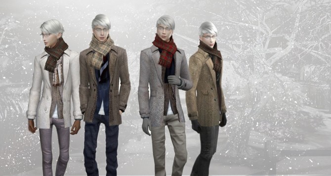 Sims 4 First Snow coat at HoangLap’s Sims