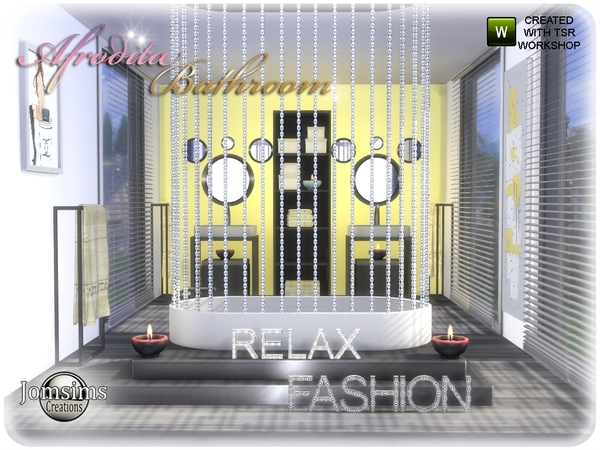 Sims 4 Afrodita bathroom by jomsims at TSR