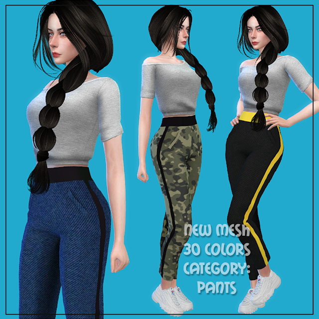 Sims 4 Pants 06 at All by Glaza