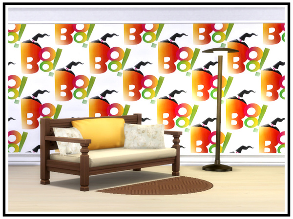 Sims 4 Halloween 2 Walls by marcorse at TSR