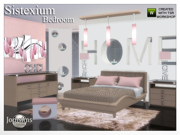 Sims 4 Sistexium bedroom by jomsims at TSR