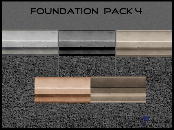 Sims 4 Foundation Packs by megsimple at TSR